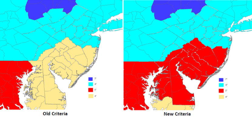 Criteria for a winter storm watch or warning to be issued prompted by a 12-hour forecast. (Credit: NWS)