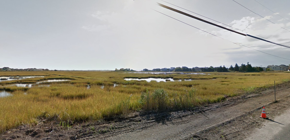 Marsh areas off Knoll Crest Avenue in Brick. (Credit: Google Maps)