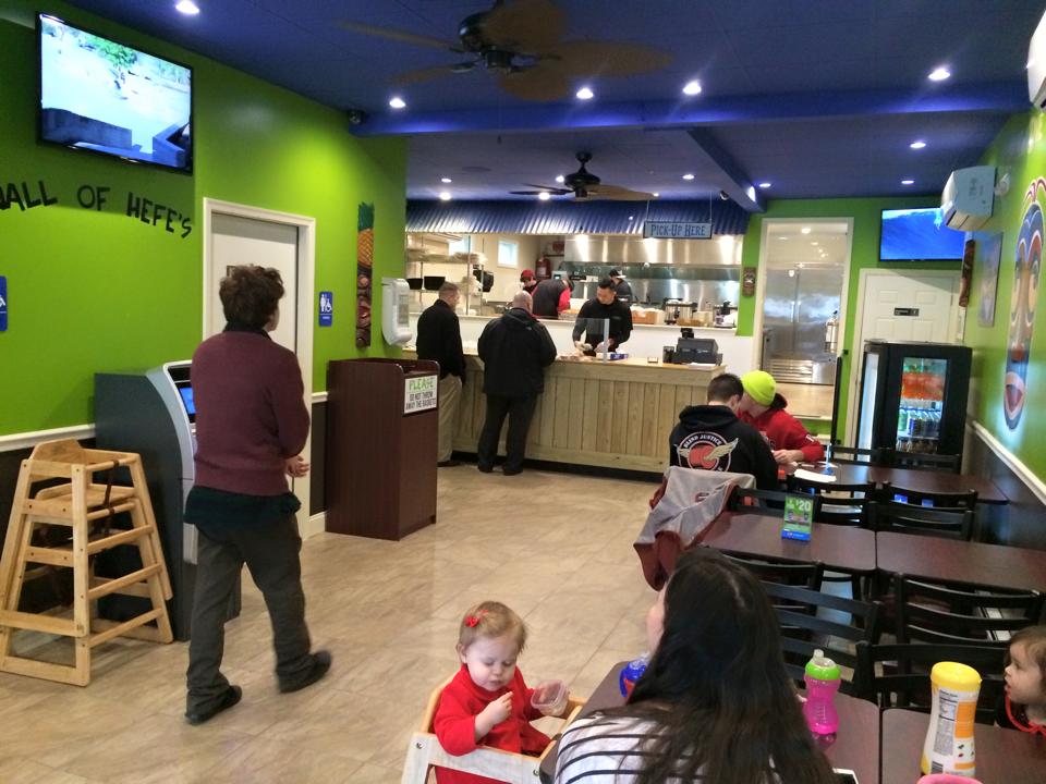 The new Bubbakoo's Burritos store in New Brunswick.