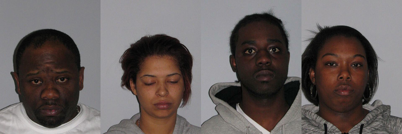 Anthony Simpson, Jasmine Mosher, Antonio Spradley and Ashley Askew. (Photos: NJ State Police)