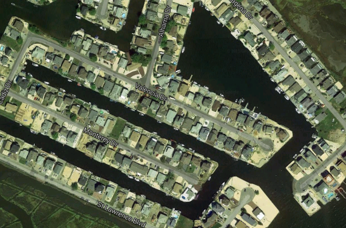 Valencia Drive, where a bulkhead will be replaced. (Credit: Google Maps)
