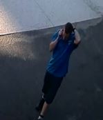 Surveillence photos of a suspect theft of an air pump from a Toms River gas station. (Photo: TRPD)