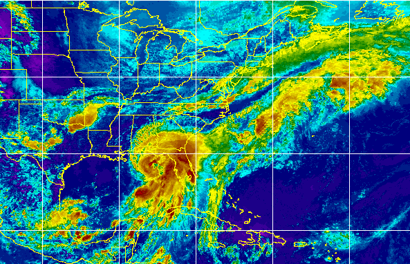 Hurricane Hermine, Sept. 1, 2016. (Credit: CIMSS/Tropical)