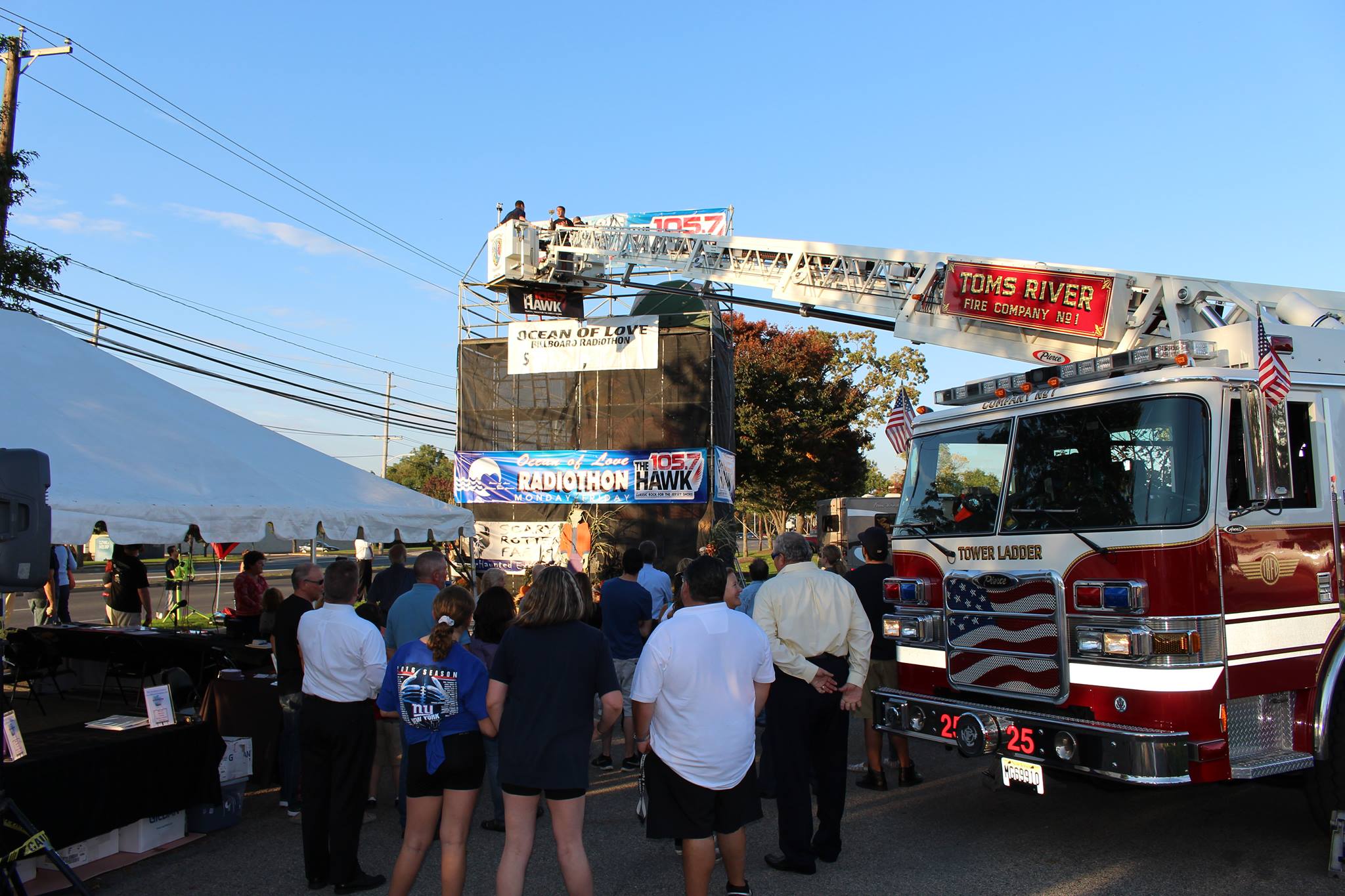 The 105.7 The Hawk billboard in Toms River. (Photo: 105.7 The Hawk)