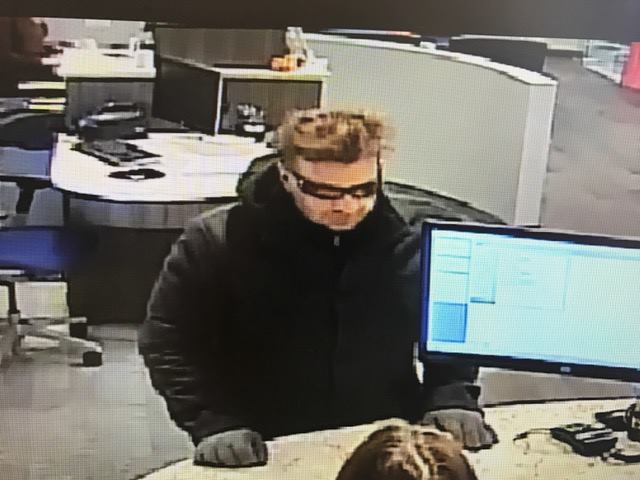 The suspect in the Nov. 22 robbery of Manasquan Savings Bank in Brick. (Photo: Brick Twp. Police)