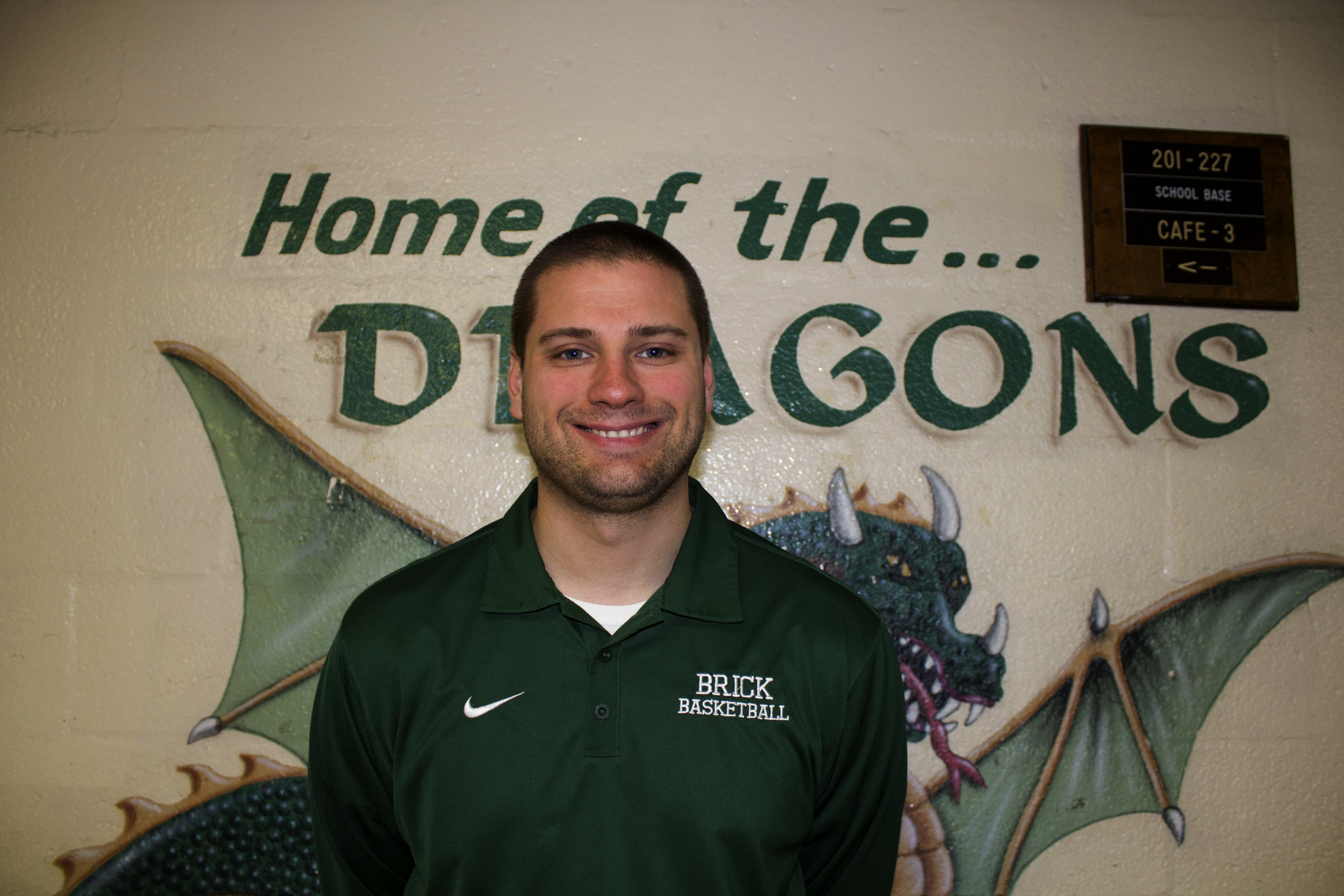Brick Township High School head boys basketball coach Mike Gawronski enjoys coaching and teaching at the school. Photo credit: Luna Ortega