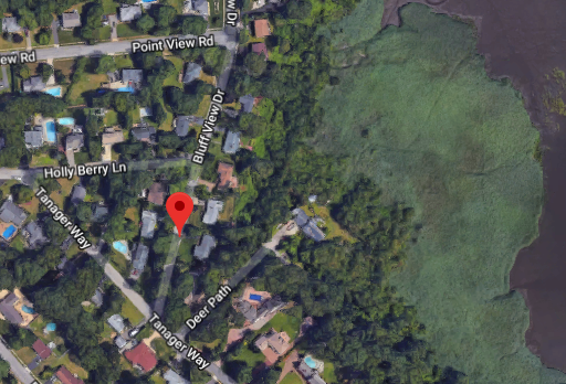 Bluff View Road and adjacent streets. (Credit: Google Maps)