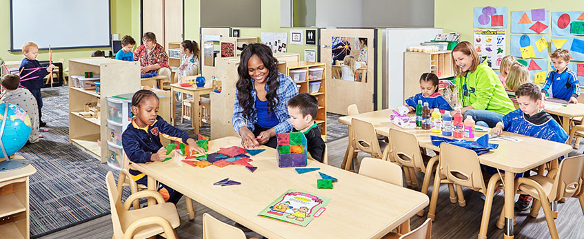 A preschool classroom. (Credit: Hawkeye Community College)