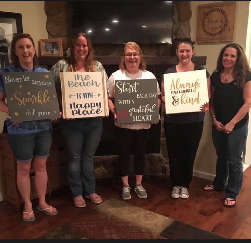 Brick VFW Auxiliary Post 8867 paint party. (Photo: VFW)