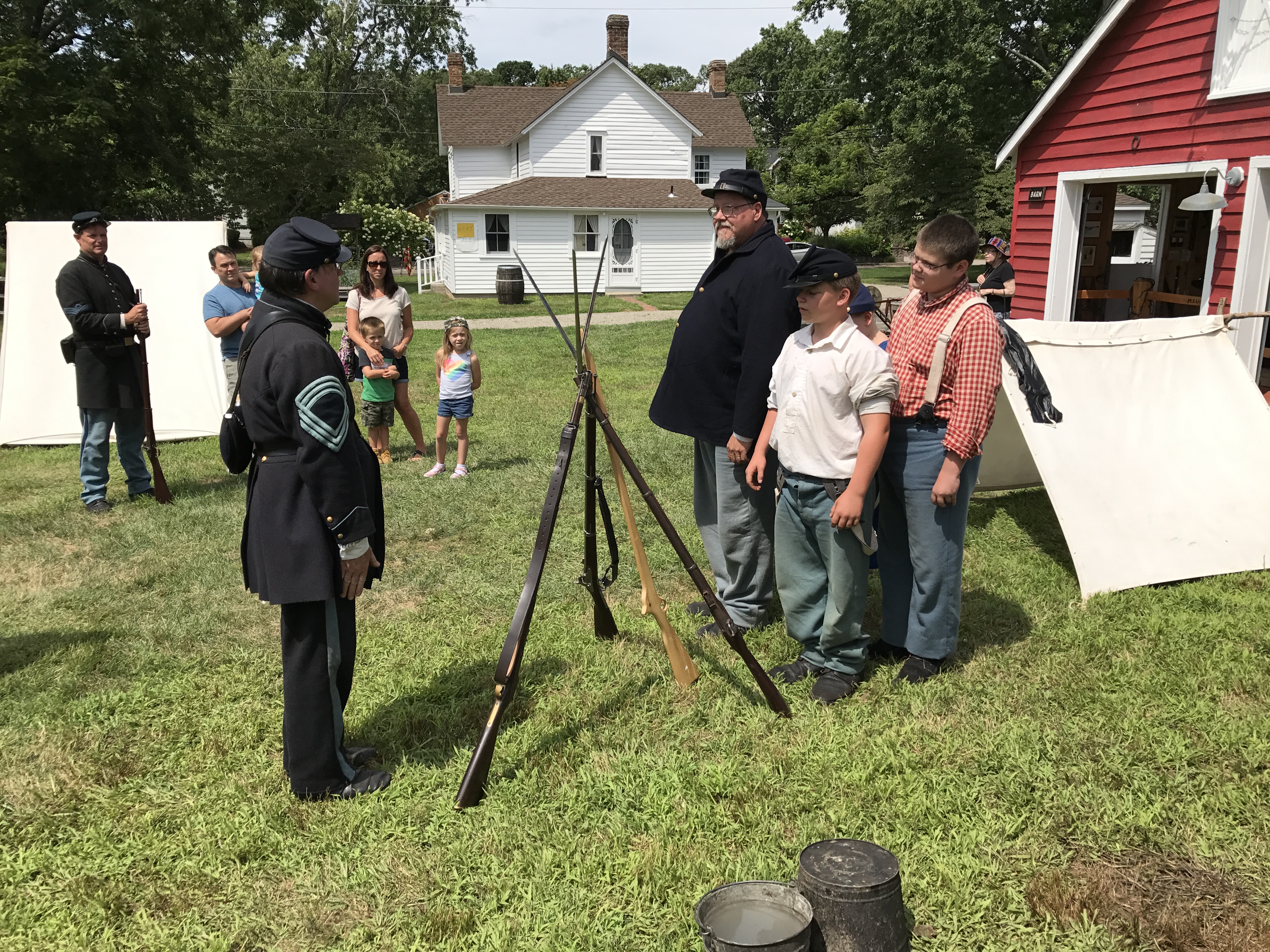 A Civil War encampment in Brick. (Photo: Brick Twp. Historical Society)