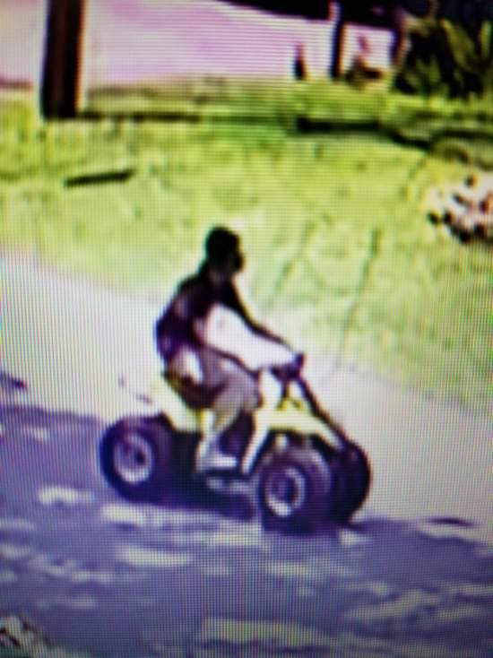 The driver of an ATV who struck a Brick police officer, Aug. 8, 2019. (Photo: Brick Twp. Police)