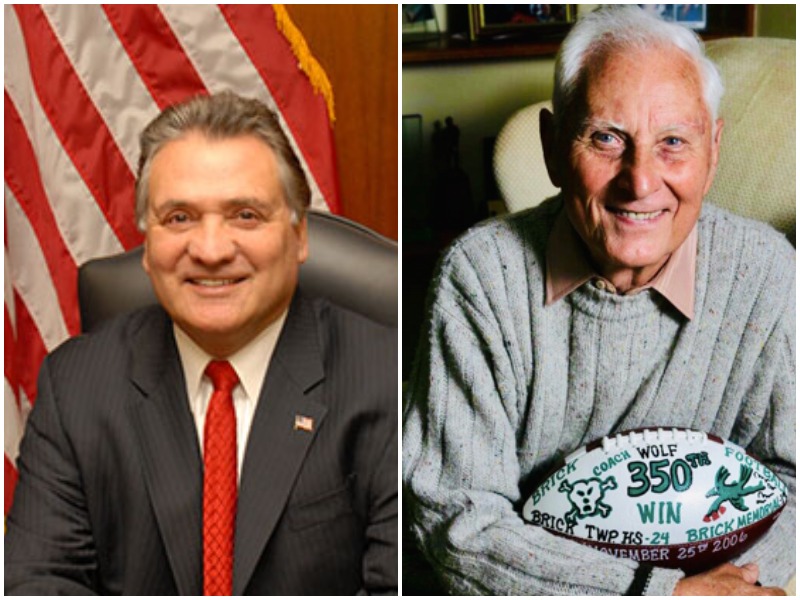 Freeholder Joe Vicari and former Freeholder Warren Wolf. (File Photos)