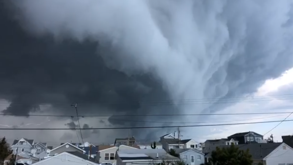 A funnel cloud near South Seaside Park, April 21, 2020. (Photo: Shore and More General Store)