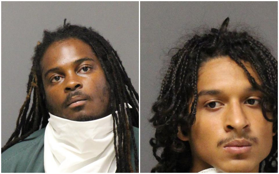 Romario Sharrier and Oscar Euceda (Photos: Ocean County Jail)