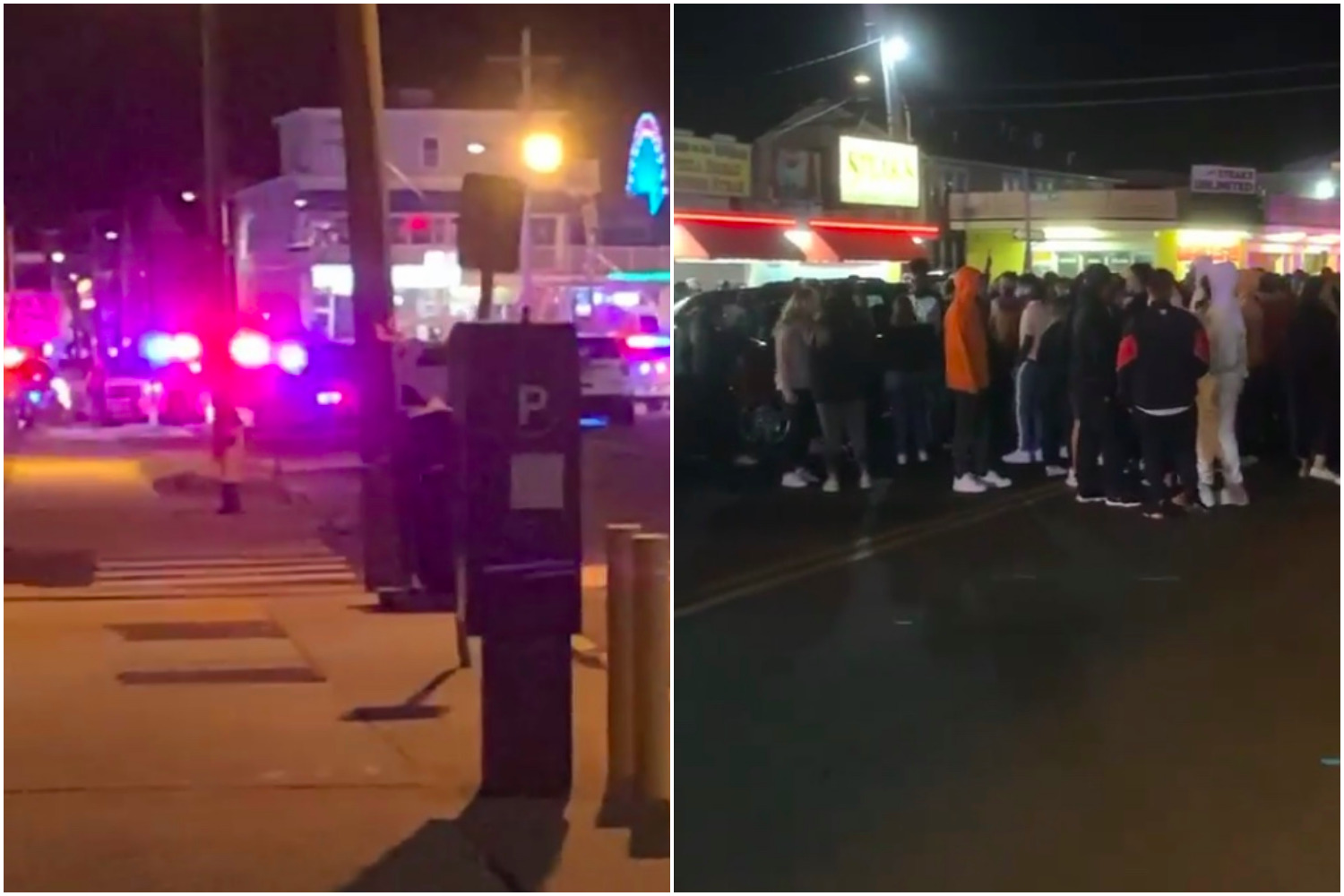 Crowds in Seaside Heights after the Nelk Boys promoted an appearance online, Sept. 15, 2020. (Supplied Photo)