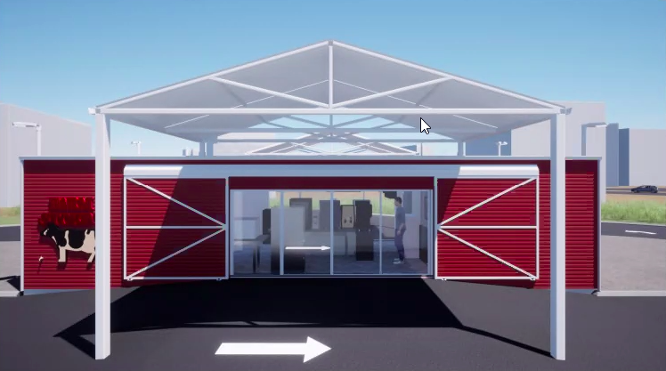 Renderings and plans for the approved "Farm Stores" location on Mantoloking Road, Brick, N.J. (Screenshot/Daniel Nee)