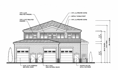 The mixed-use property approved for 427 Old Silverton Road, Brick, N.J. (Credit: Planning Documents)