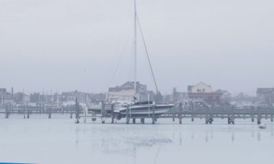 A layer of fog over Barnegat Bay, Thursday, Feb. 3, 2022. (Photo: Patricia Nee)