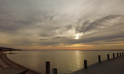 Clouds move in over Barnegat Bay, Feb. 16, 2022. (Photo: Daniel Nee)