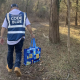 Volunteers with Toms River's Code Blue program operate in a wooded area. (Photo: Just Believe Inc./ Facebook)