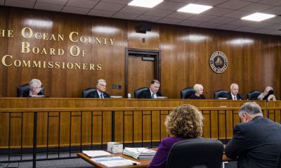 The Ocean County Commissioners discuss the county budget, April 2022. (Photo: Daniel Nee)