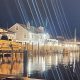 A photo of 'light trespass' in Brick Township, as displayed by a resident at a township council meeting. (Photo: Daniel Nee)