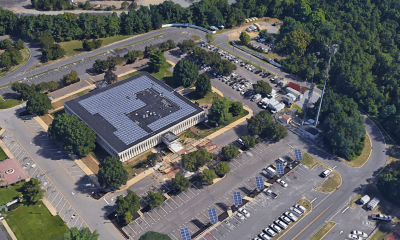 An aerial view of the Brick Township municipal complex, Oct. 2022. (Credit: Google Earth)