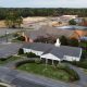 An aerial view of St. Thomas Lutheran Church and the proposed site of Temple Beth Or, Brick, N.J. (Photo: Daniel Nee)
