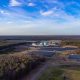 An aerial view of the former Ciba-Geigy chemical site, Toms River, N.J., Dec. 5, 2022. (Photo: Daniel Nee)