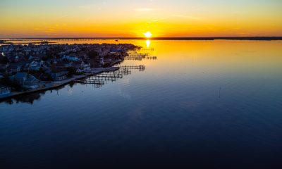 The first night of winter brings forth a beautiful sunset over West Point Island in Barnegat Bay, Dec. 21, 2022. (Photo: Daniel Nee)