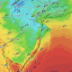Maximum wind gusts Tuesday from an oncoming coastal storm. (Credit: NWS)