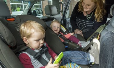 A child's car seat. (Photo: Oregon Department of Transportation)