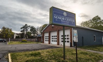 Brick Township's new Senior Center, under renovation on Aurora Place, April 2023. (Photo: Shorebeat)