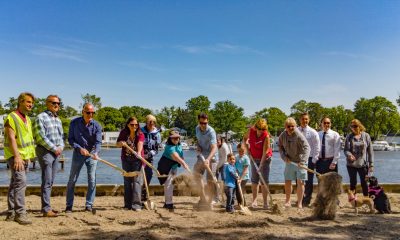 Ground is broken as construction begins at Cedar Bridge Manor Park, Brick, N.J., May 25, 2023. (Photo: Shorebeat)