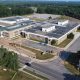 Parking lot improvements underway at Brick Memorial High School, July 2023. (Photo: Shorebeat)