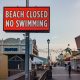 Closed and locked beaches in Point Pleasant Beach, N.J., Sept. 12, 2023. (Photo: Shorebeat)