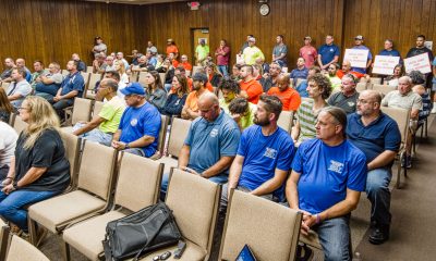 Supporters of a Project Labor Agreement ordinance pack the council chambers in Brick Township, Sept. 2023. (Photo: Shorebeat)