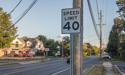 Speed Limit and directional signs on Herbertsville Road, Brick, N.J., Oct. 2023. (Photo: Shorebeat)