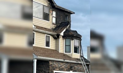 A house fire on Cedar Island Drive in Brick, N.J., May 8, 2025. (Credit: Roberta Staples Cartwright/ Facebook)