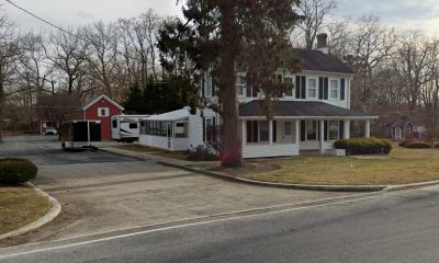The property at 1845 Route 88, Brick Township, where an HVAC company operates in a historical building. (Credit: Google Earth)