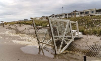 Hurricane Erin brushes by Brick, Aug. 21, 2025. (Photo: Shorebeat)