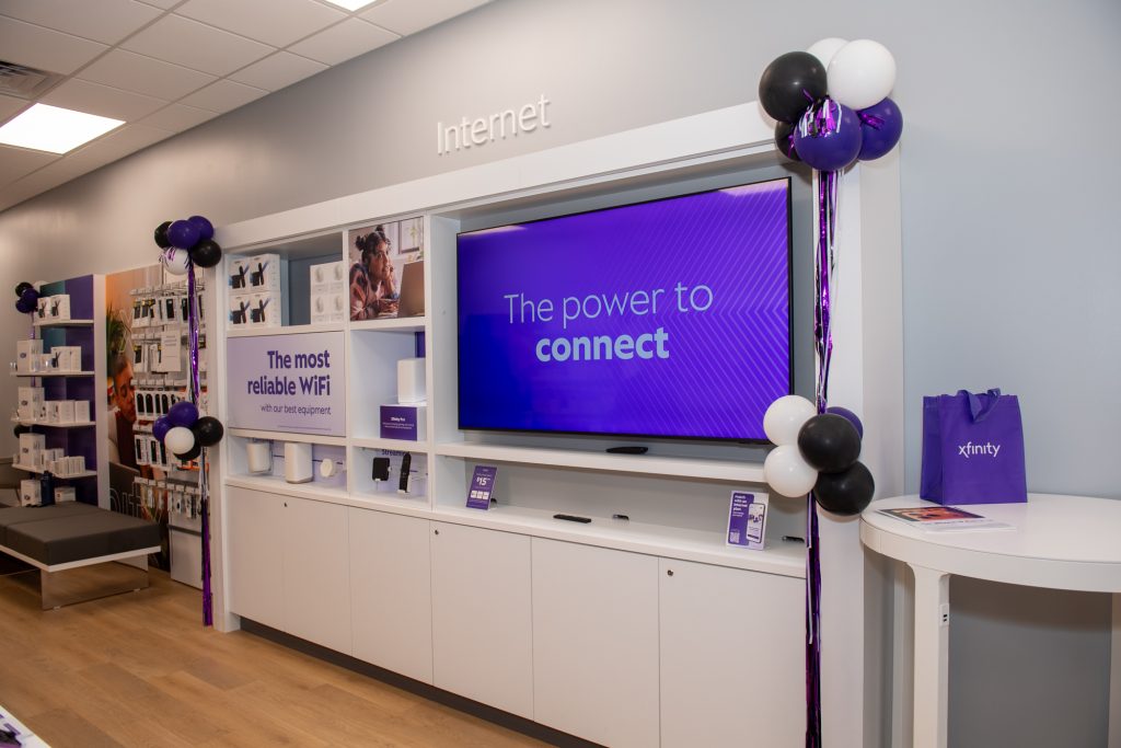 The opening of the "Xfinity Store" in Brick Plaza, Sept. 2025. (Photo: Comcast)