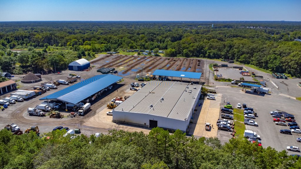 The Brick Township Public Works and recycling facility at Ridge Road, Oct. 2025. (Photo: Shorebeat)