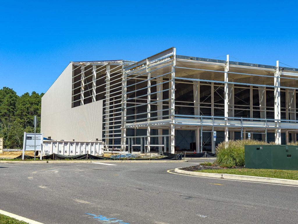 The Brick sports complex at the Foodtown property on Route 70, Sept. 2025. (Photo: Shorebeat)