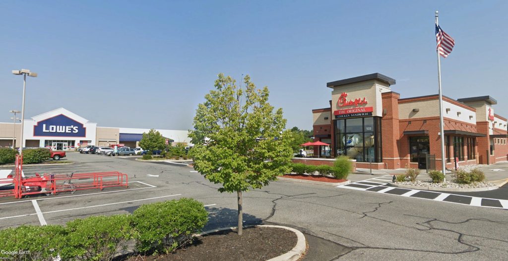 Chick-Fil-A, Brick, N.J. (Credit: Google Earth)