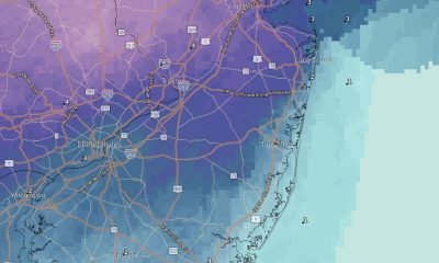 The snow forecast for Jan. 18, 2026. (Credit: NWS)