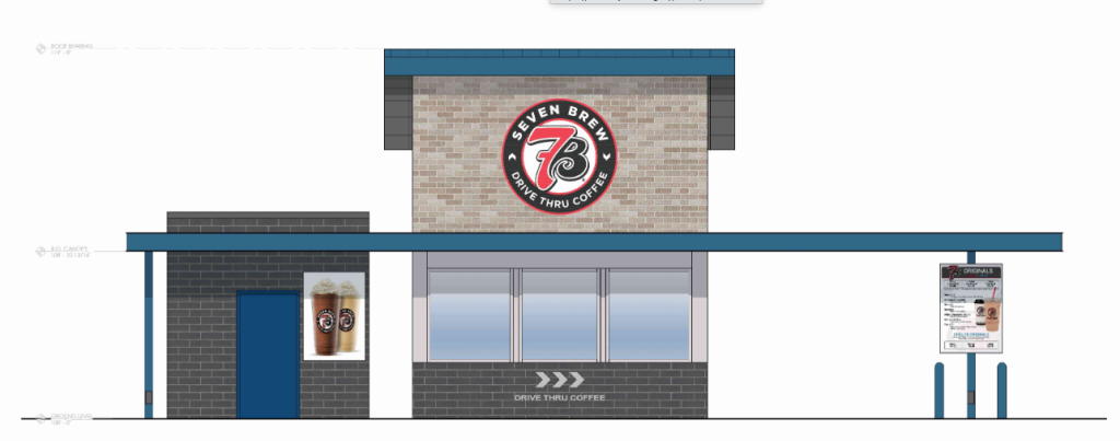 The location of a 7Brew Coffee shop in Brick Township, N.J. (Planning Documents)
