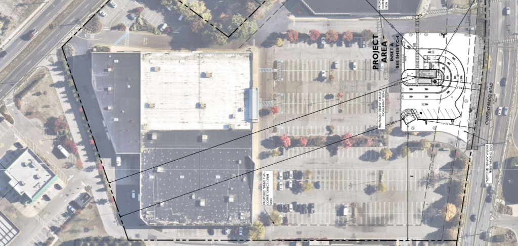 The location of a 7Brew Coffee shop in Brick Township, N.J. (Planning Documents)