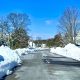 Snowy streets in Brick's Herbertsville section following the Feb. 22, 2026 blizzard. (Supplied Photo)