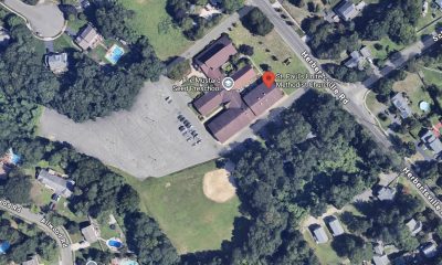 St. Paul's United Methodist Church, Brick, N.J., and its baseball field. (Credit: Google Earth)